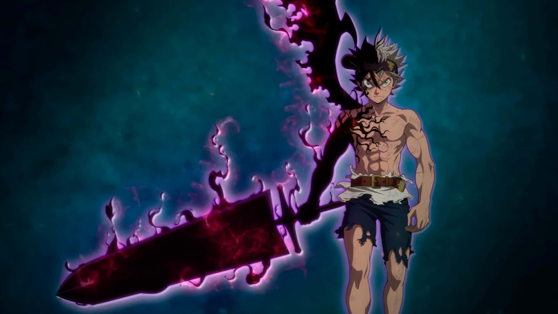 Asta Black Clover 4k Demon Sword Anti