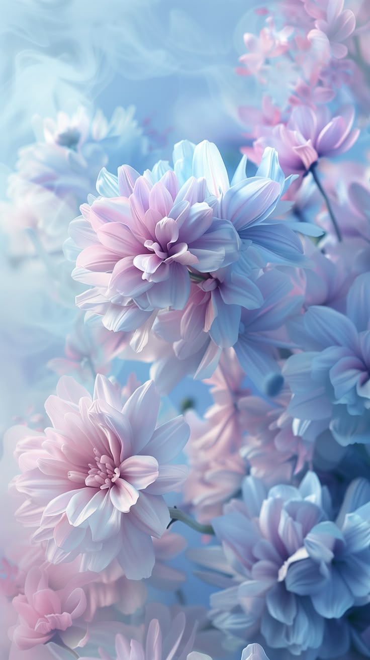 Pastel Floral. Wallpaper Background