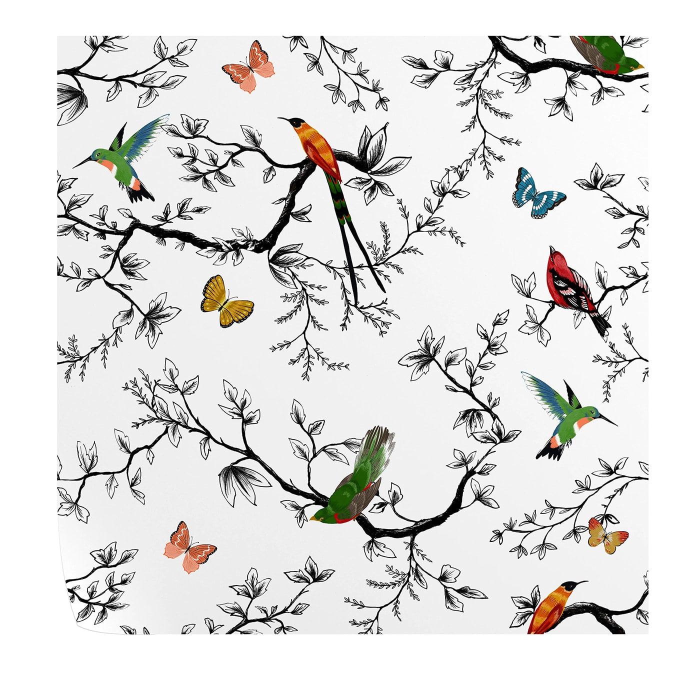 Whimsical Birds and Butterflies