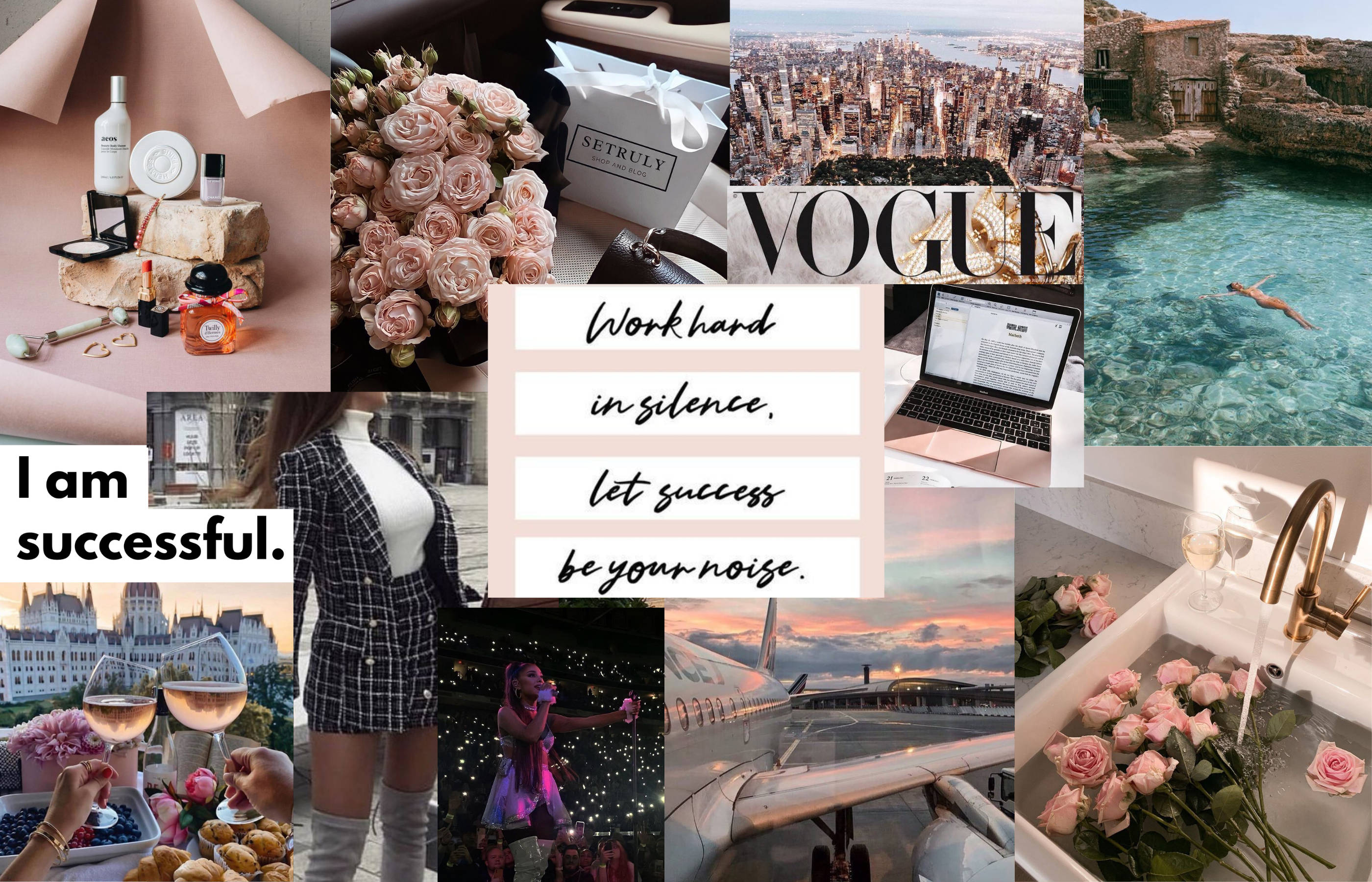 Girly Collage Successful Aesthetic