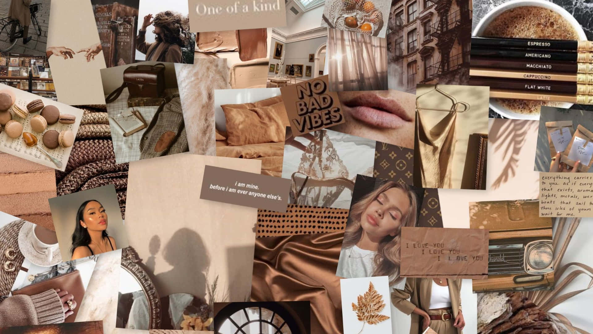 Aesthetic Collage Desktop Wallpaper