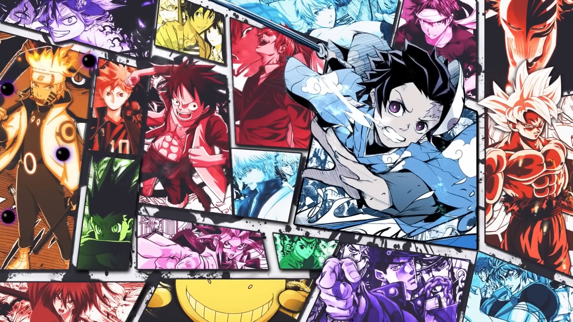 Download Anime Anime Crossover HD Wallpaper