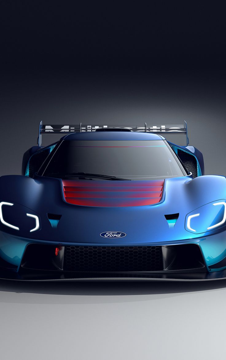 2023 Ford GT Mk IV, blue sportc car