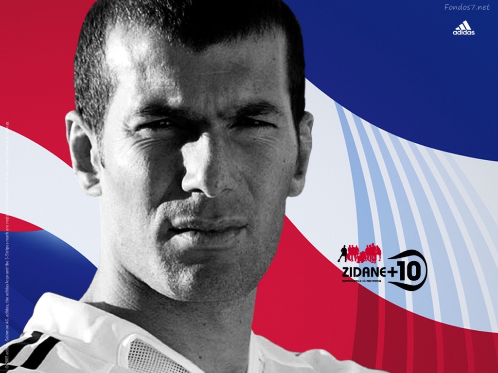 The legend of football Zinedine Zidane