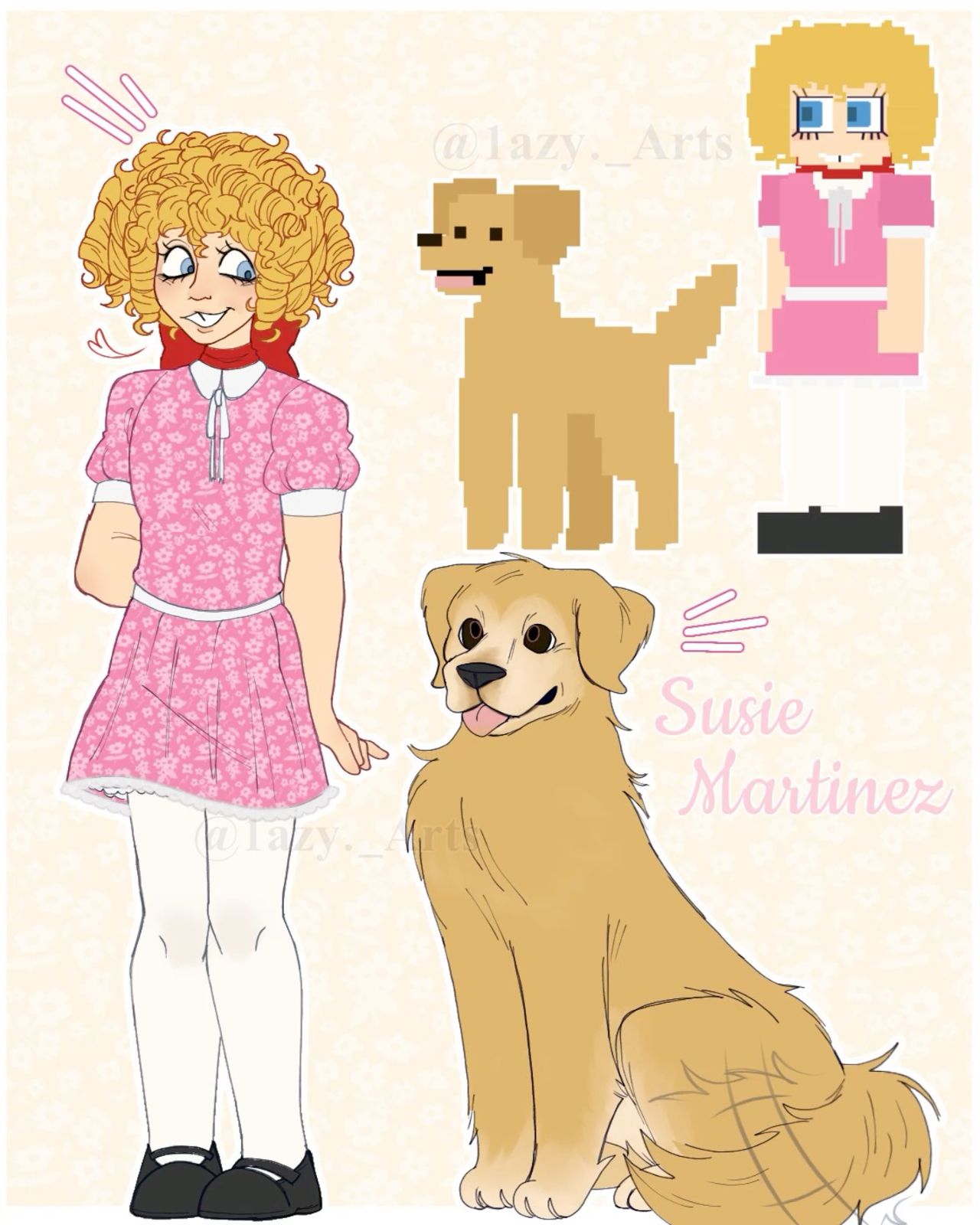 Fnaf susie / her dog