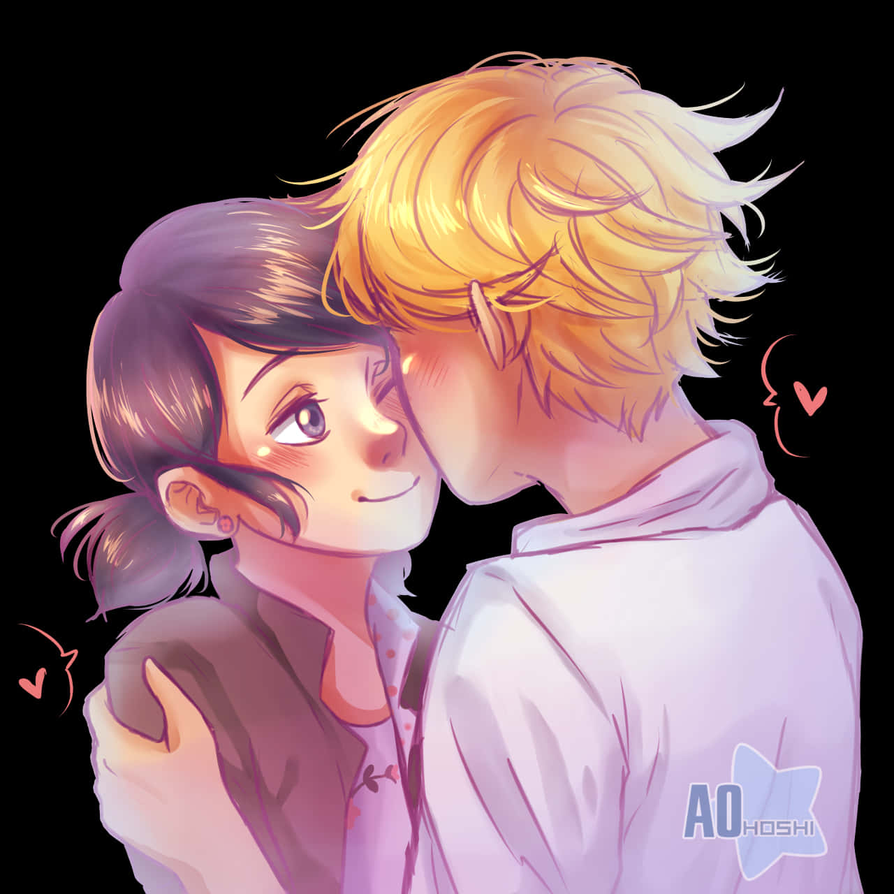 Marinette And Adrien Wallpaper