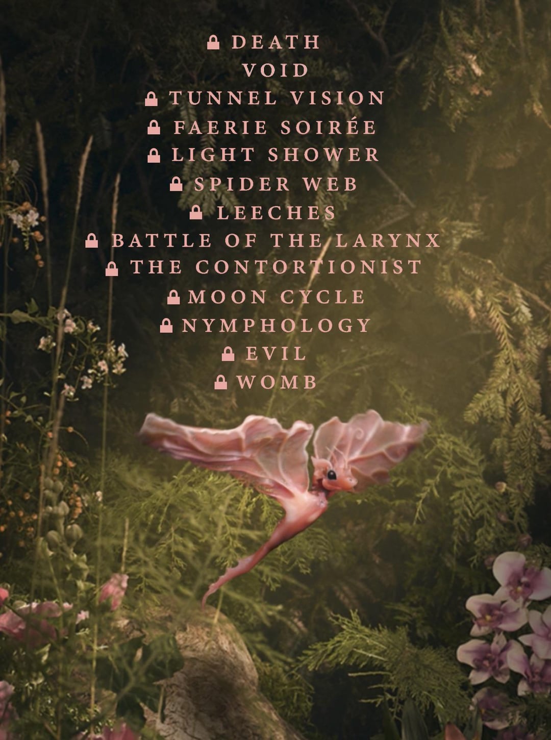 The lyric for Void just unlock on her