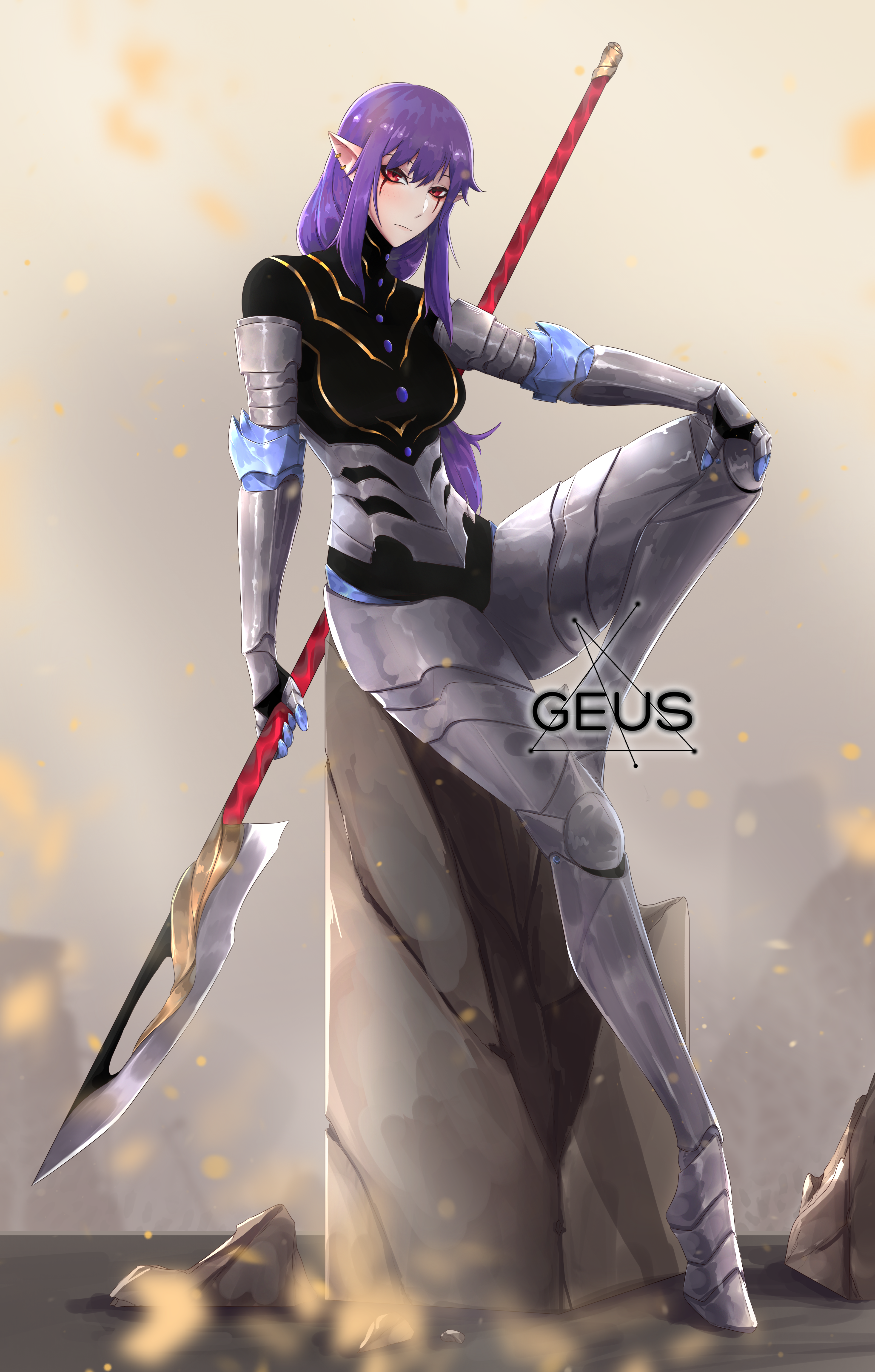 fan art with Esil from Solo Leveling