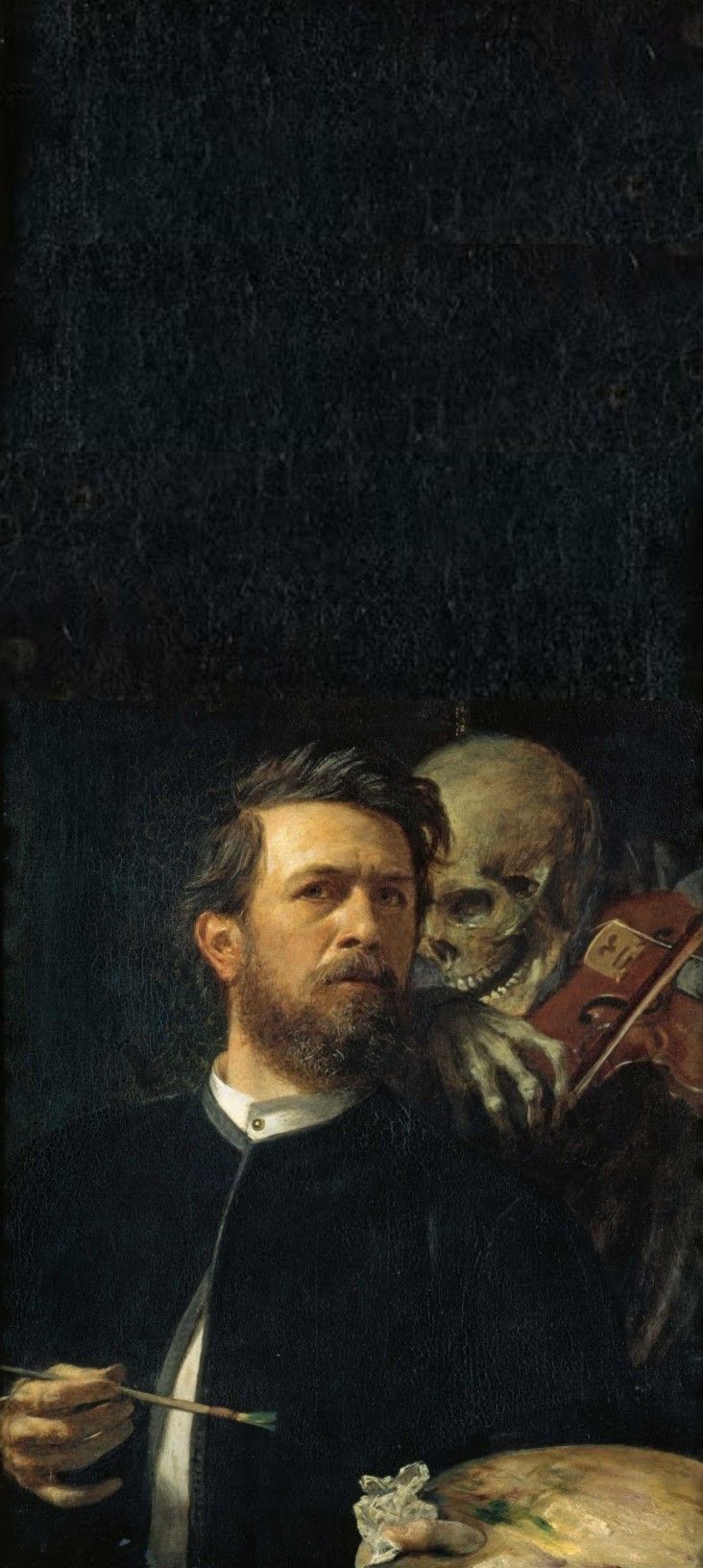 Self Portrait With Death Playing