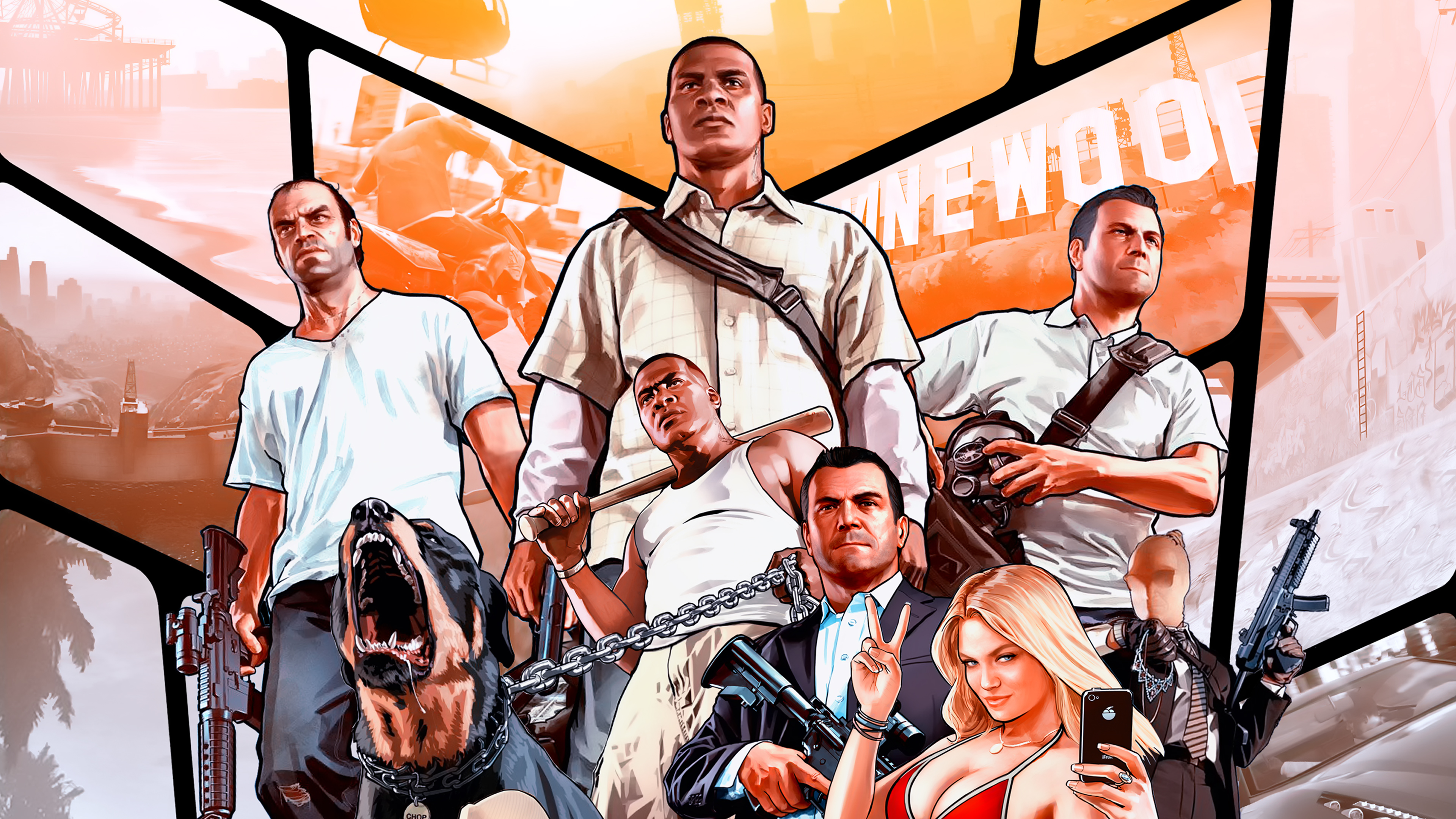 Gta V Poster 4k Wallpaper, HD Games Wallpaper, 4k Wallpaper, Image, Background, Photos and Picture