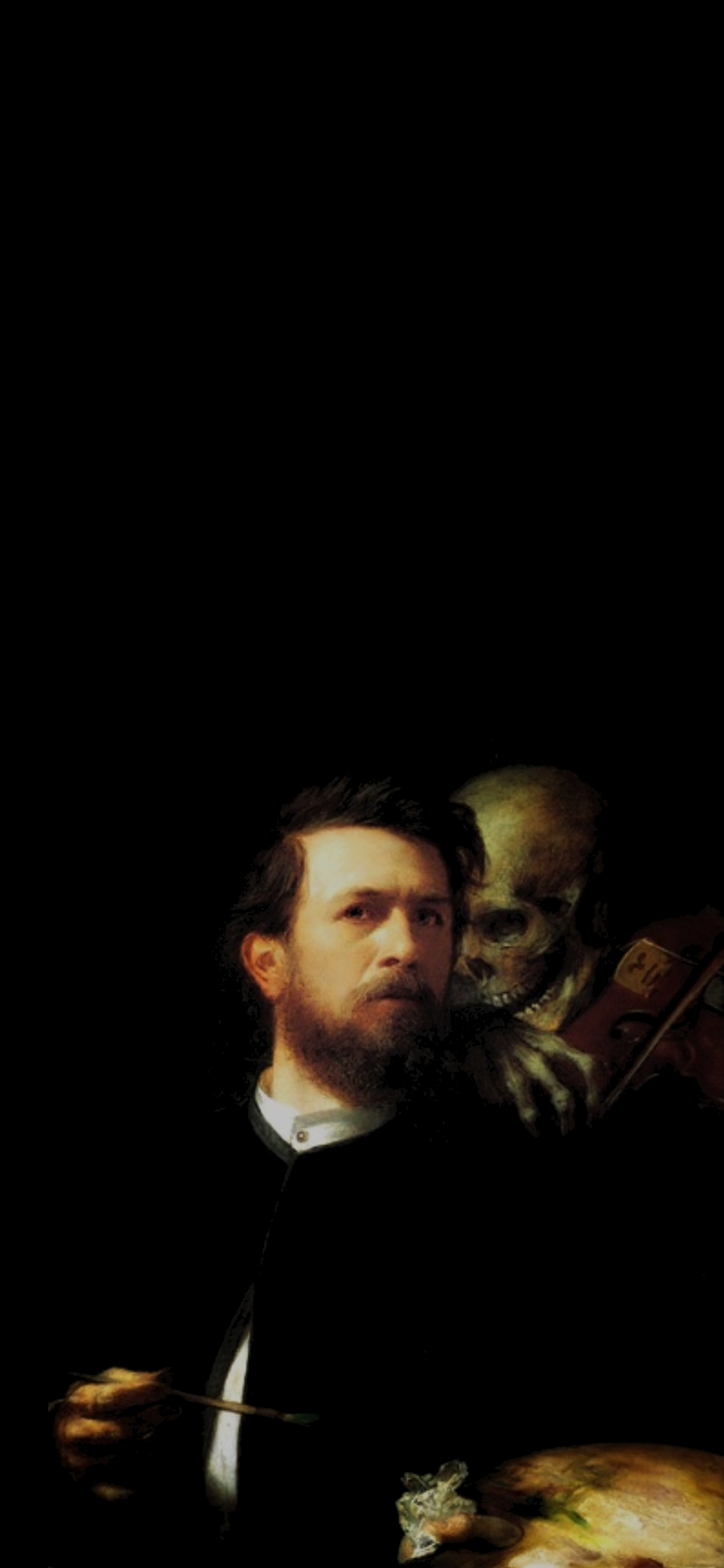 Self Portrait With Death As A Fiddler