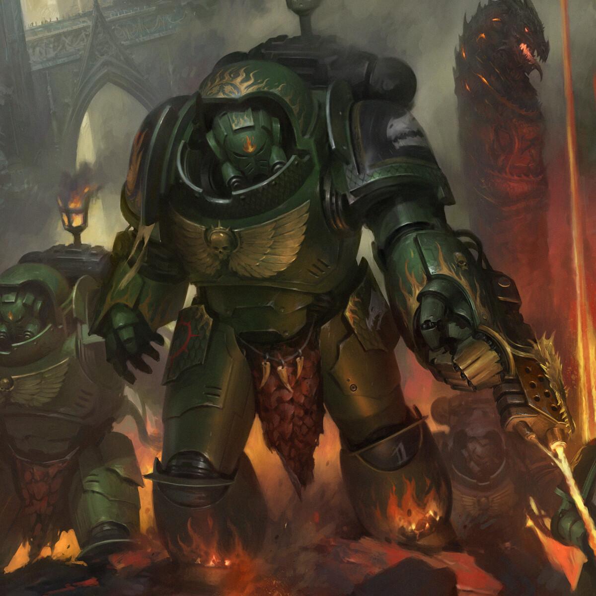 Warhammer Salamanders Wallpapers Wallpaper Cave