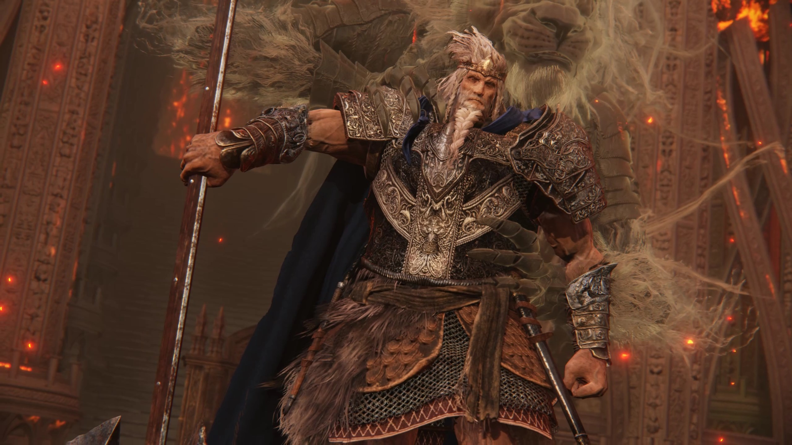 Elden Ring Godfrey and Hoarah Loux boss