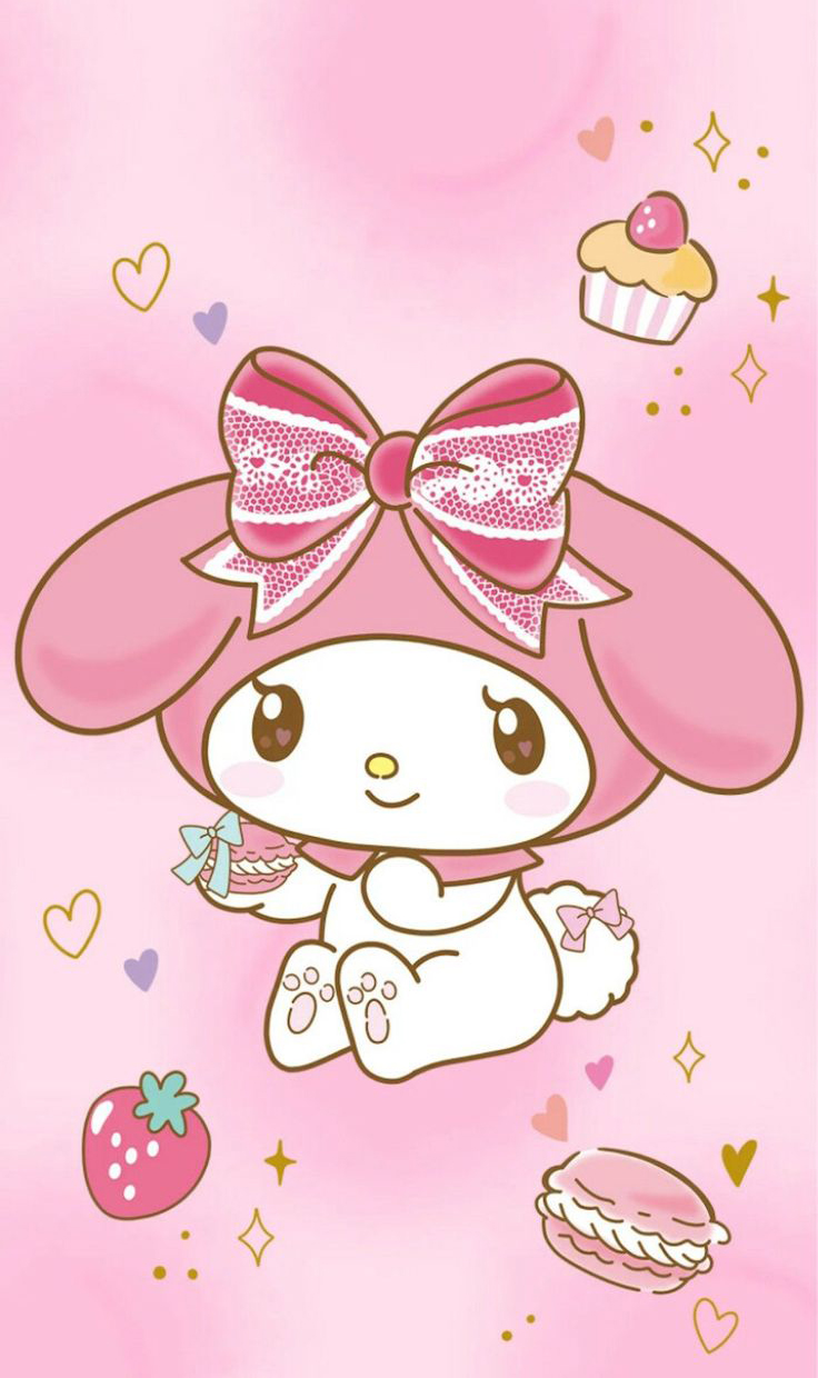 My Melody HD iPhone Wallpaper