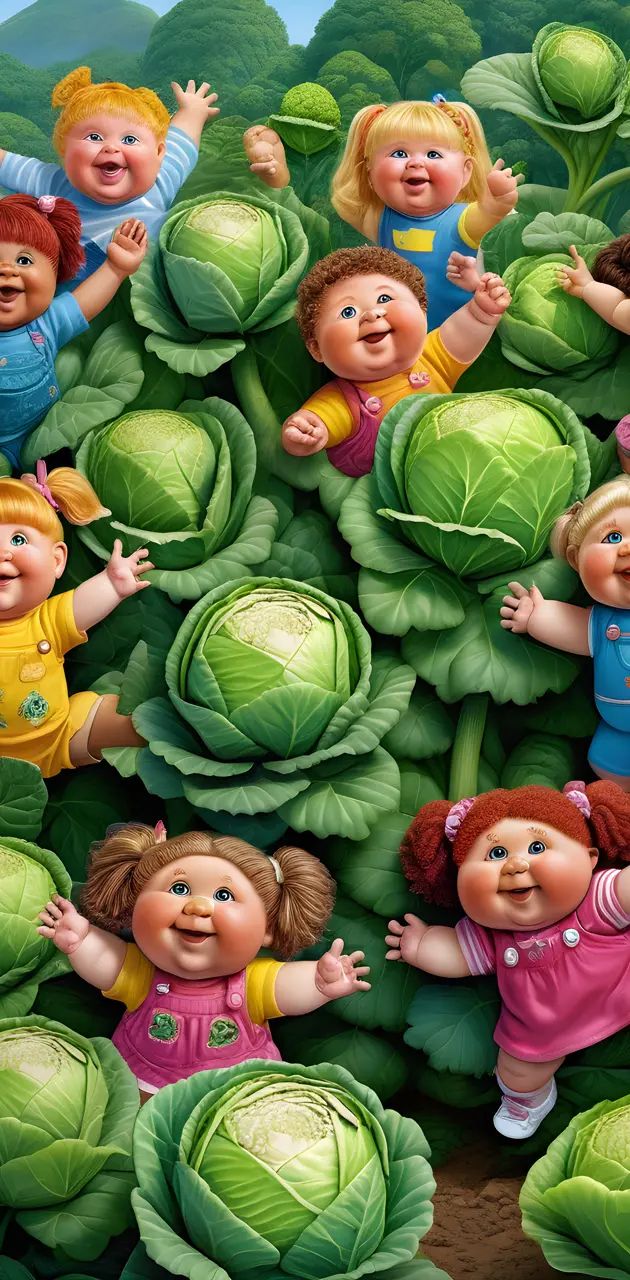 Cabbage Patch Kids playing with Koosas