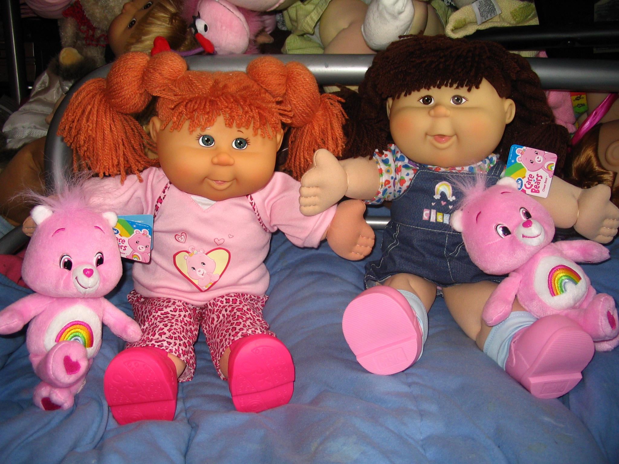 Cabbage Patch Doll with a Care Bear