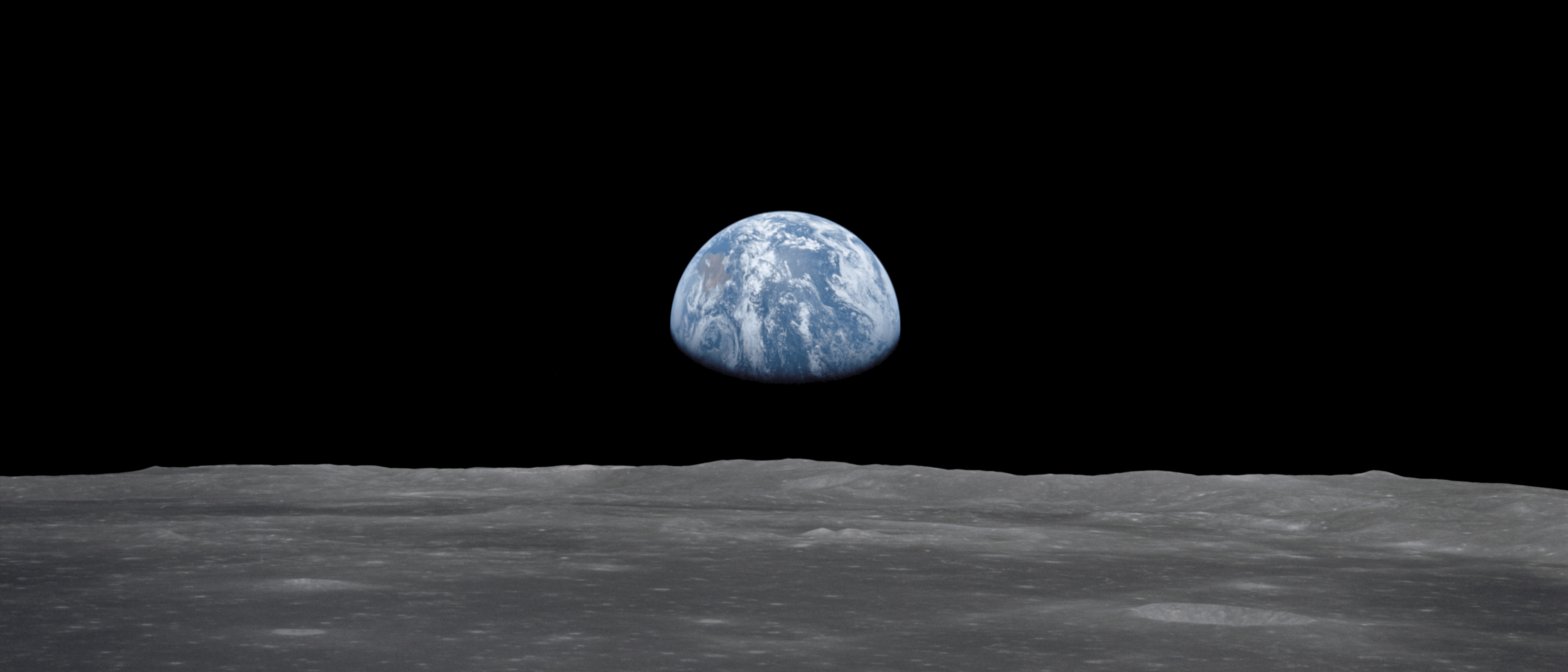 Nasa Earthrise 21:9 OLED friendly [4145x1776]