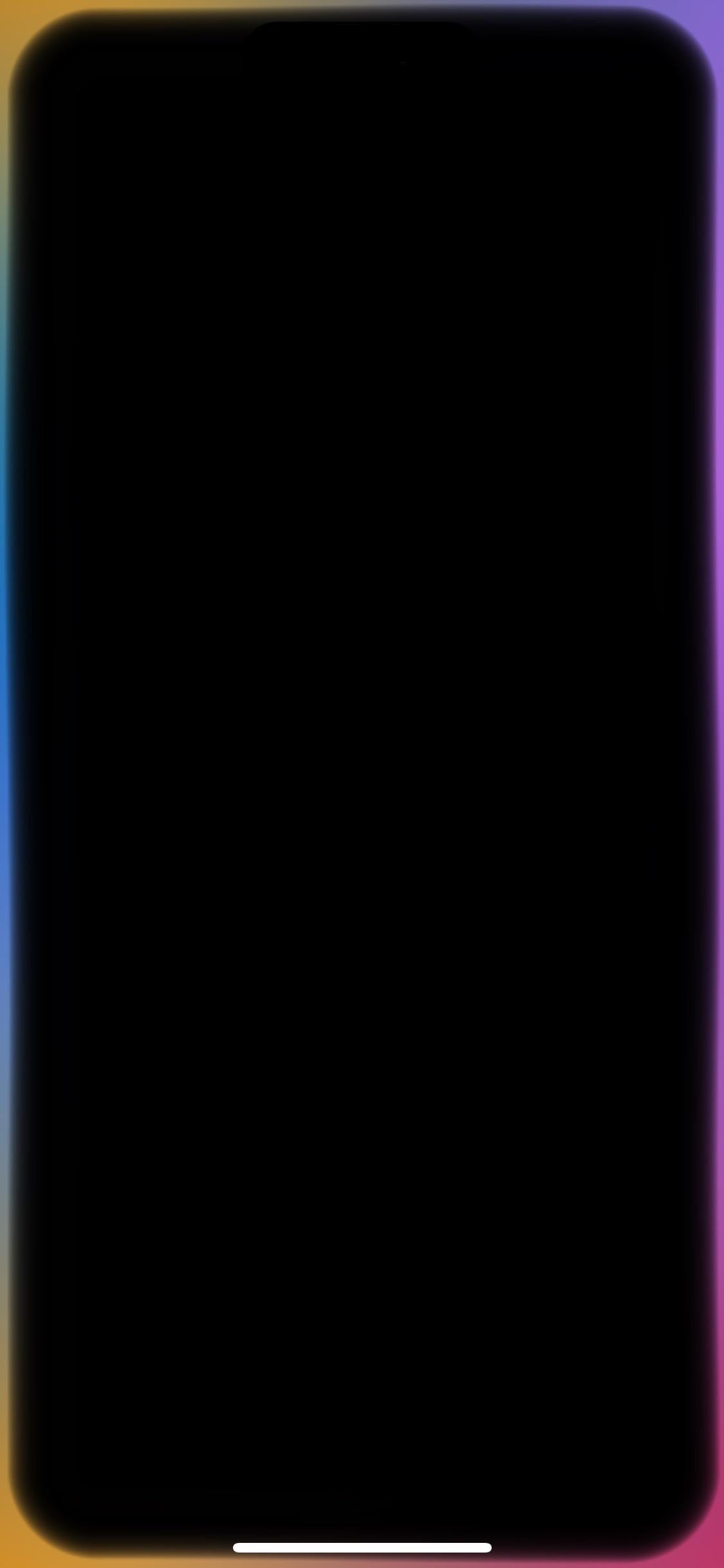 Apple Intelligence rim wallpaper, r