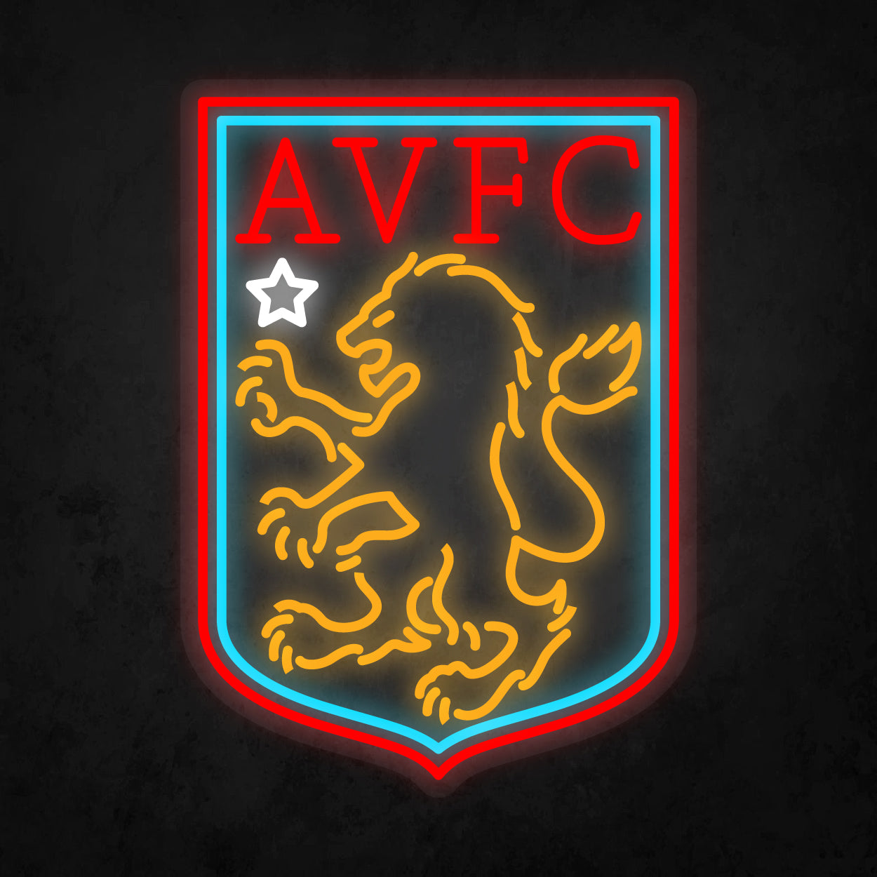 LED Neon Sign Villa F.C