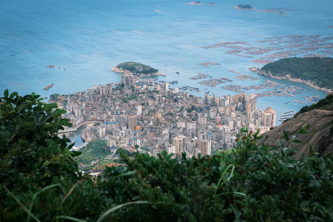 View of the Qida Village from a