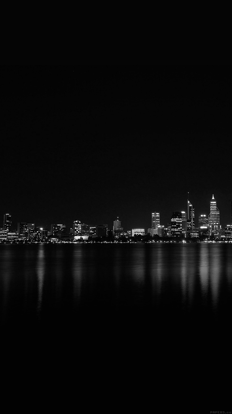 City Night Dark Skyline