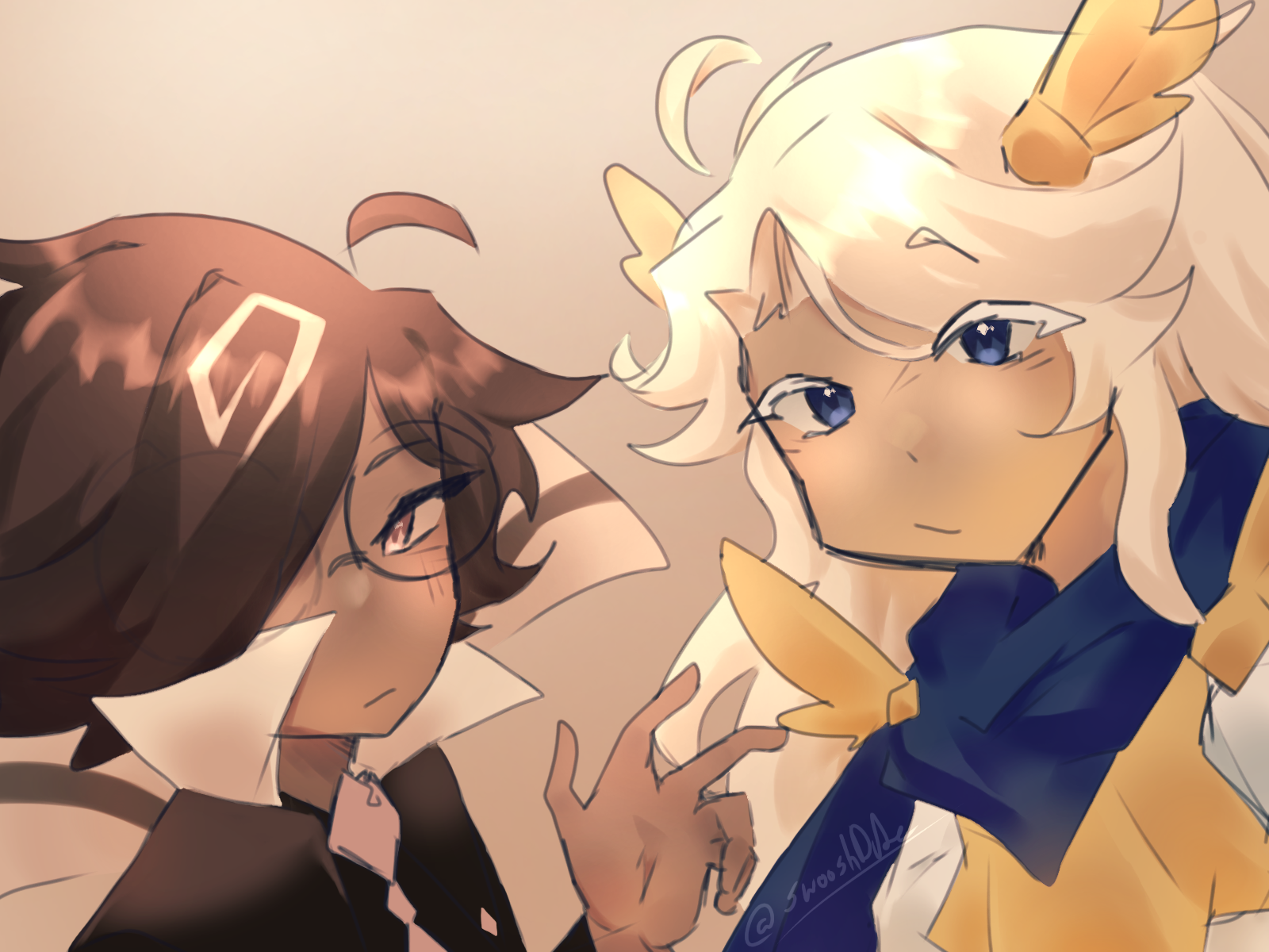 Espresso and Madeleine fan art!! :D