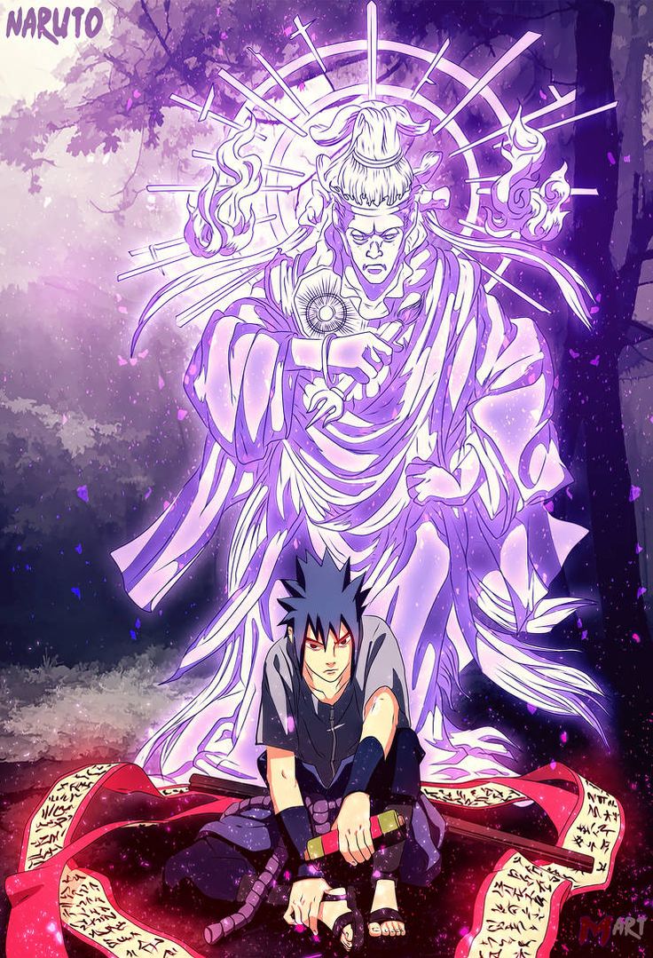 Naruto and sasuke wallpaper, Anime