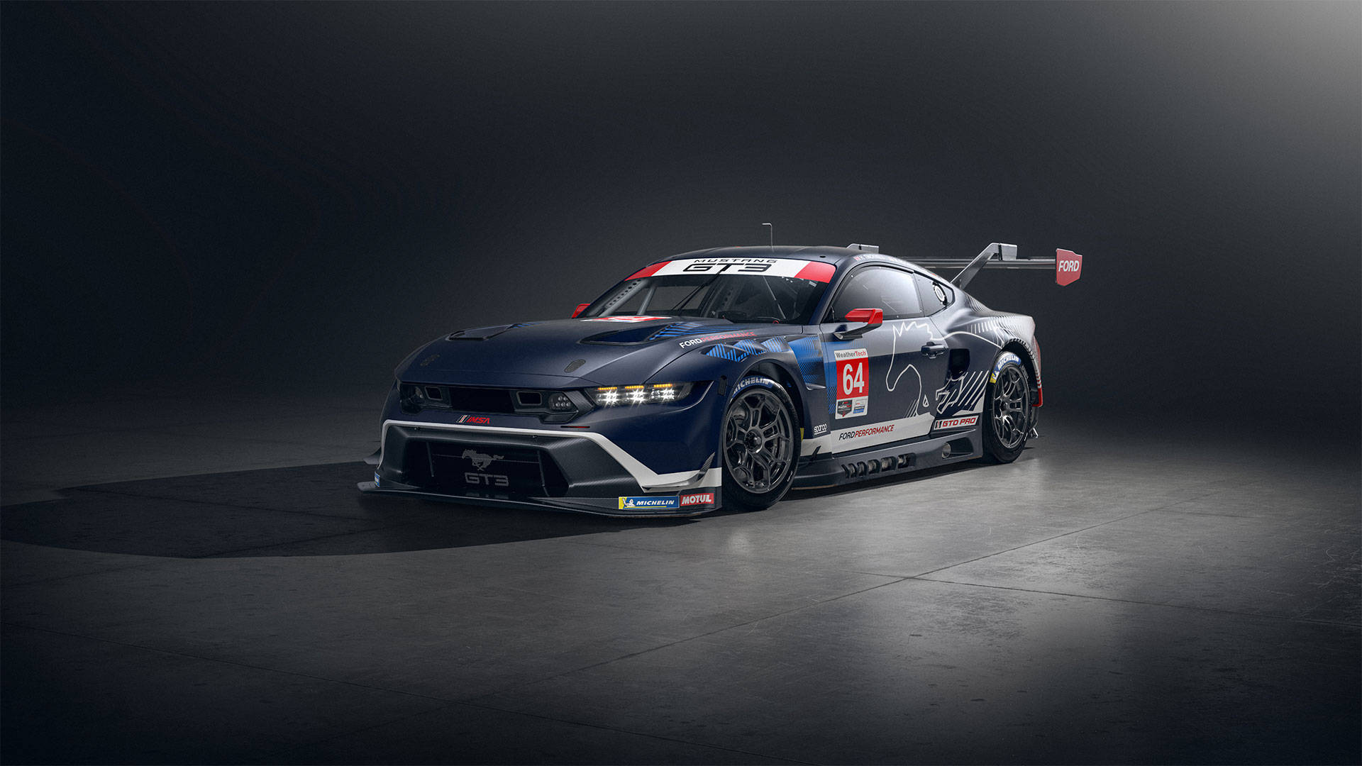 Ford Mustang GT3 f3q