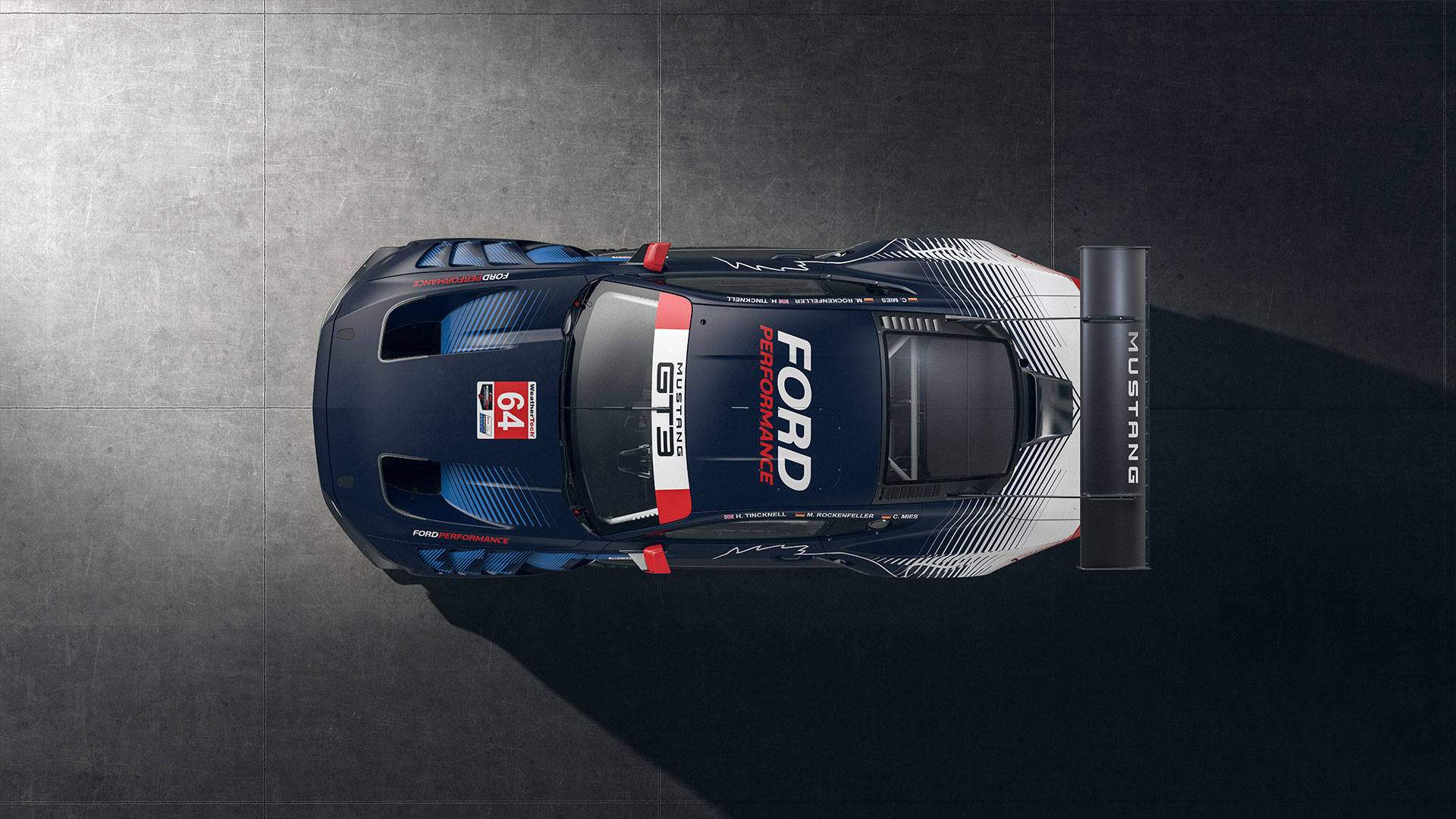 Ford Mustang GT3 top