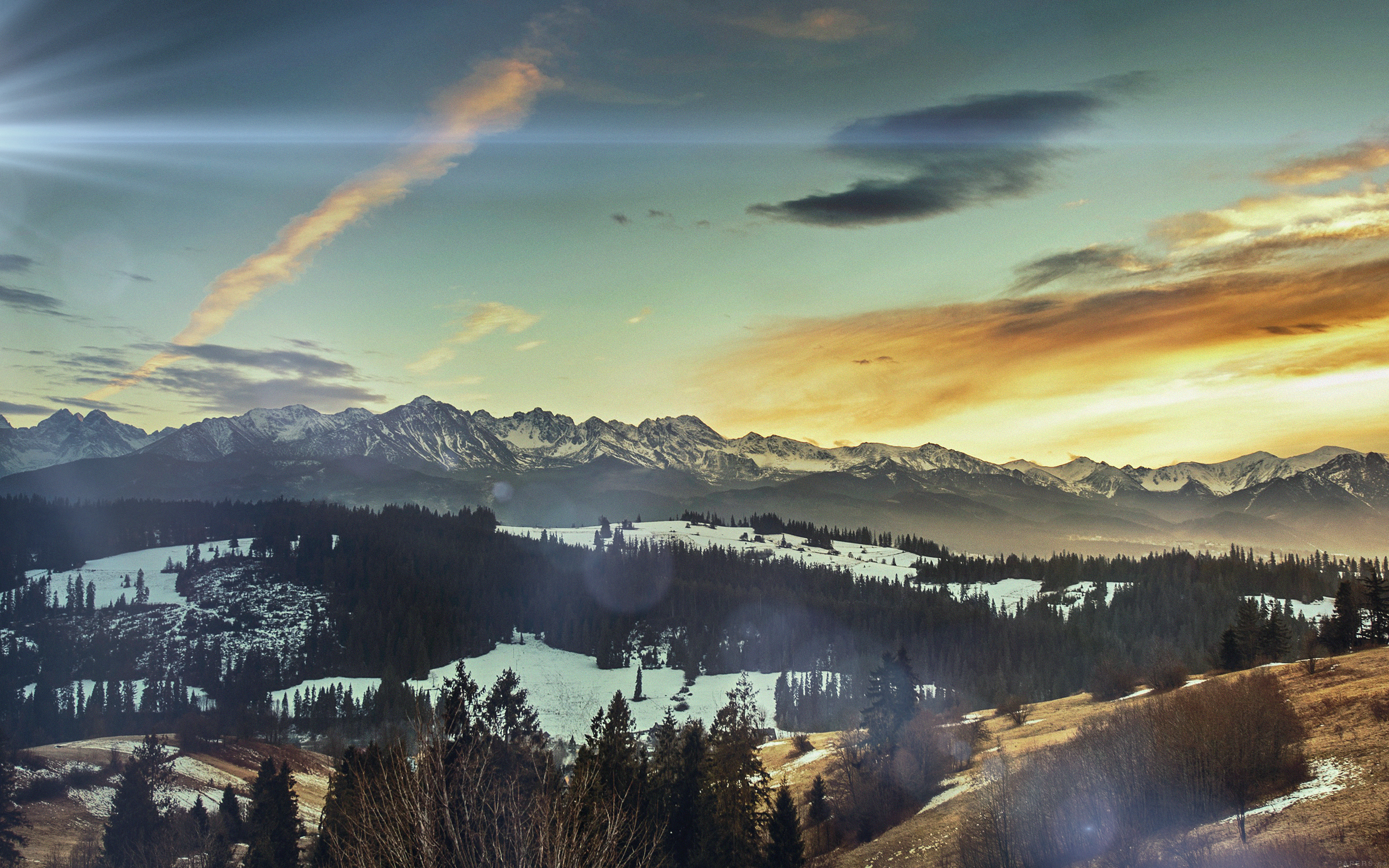 Fall Mountain Nature Sky Tomasz