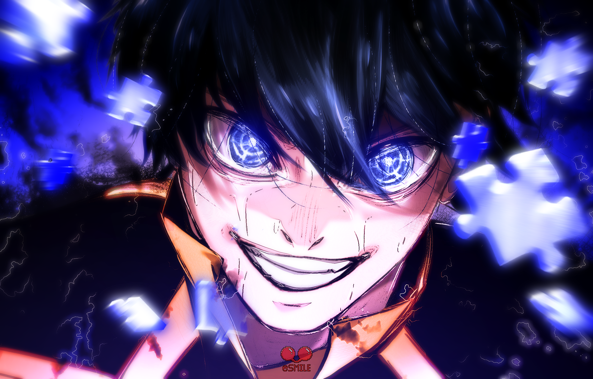 My glorious blue eyed king Isagi, r