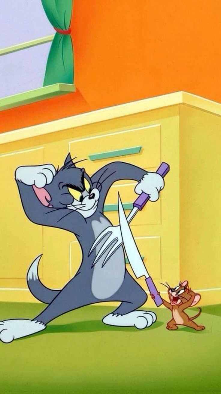 Tom and jerry fighting