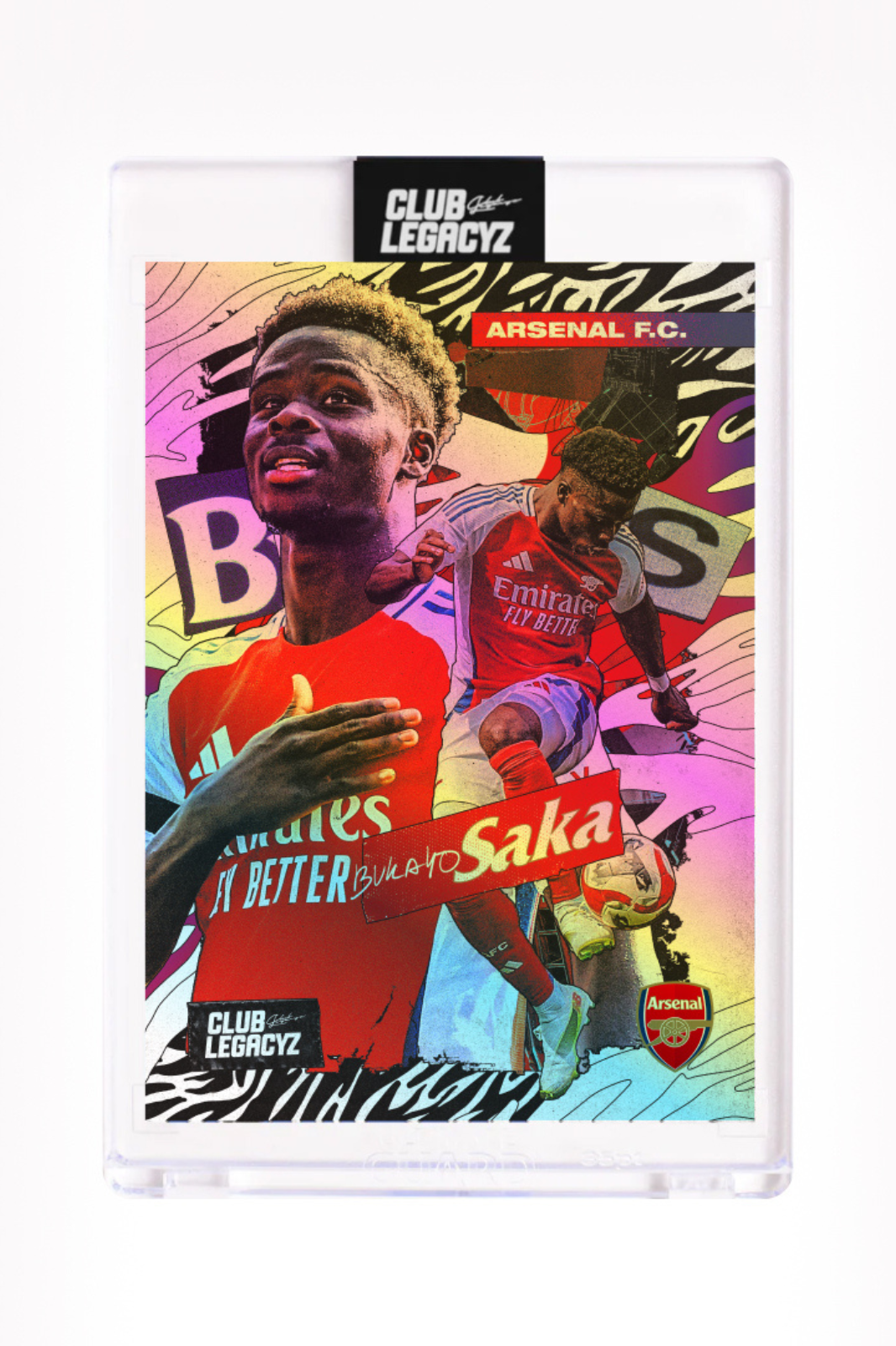 Arsenal FC Saka Holographic