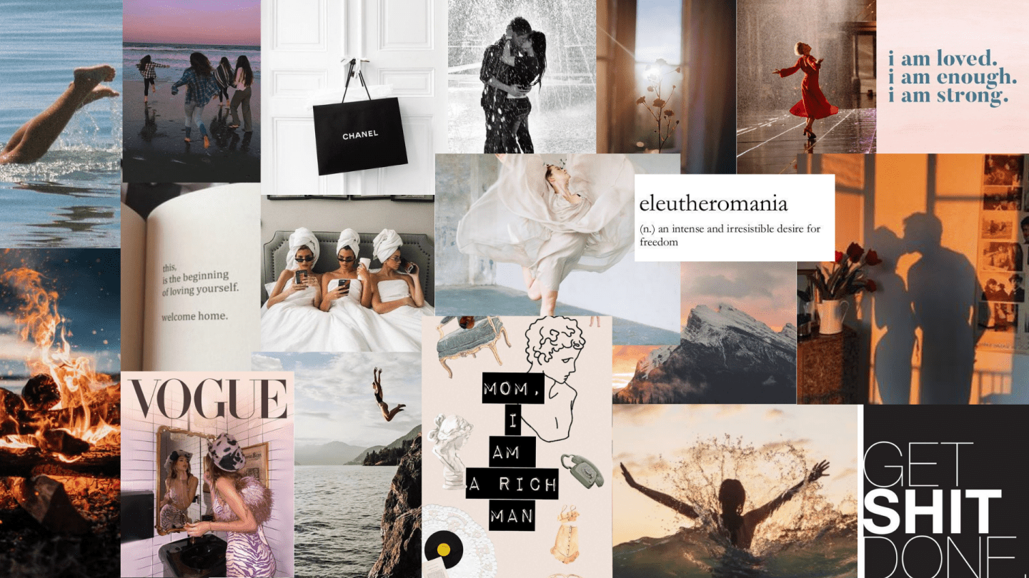 Vision Board For Goal Setting