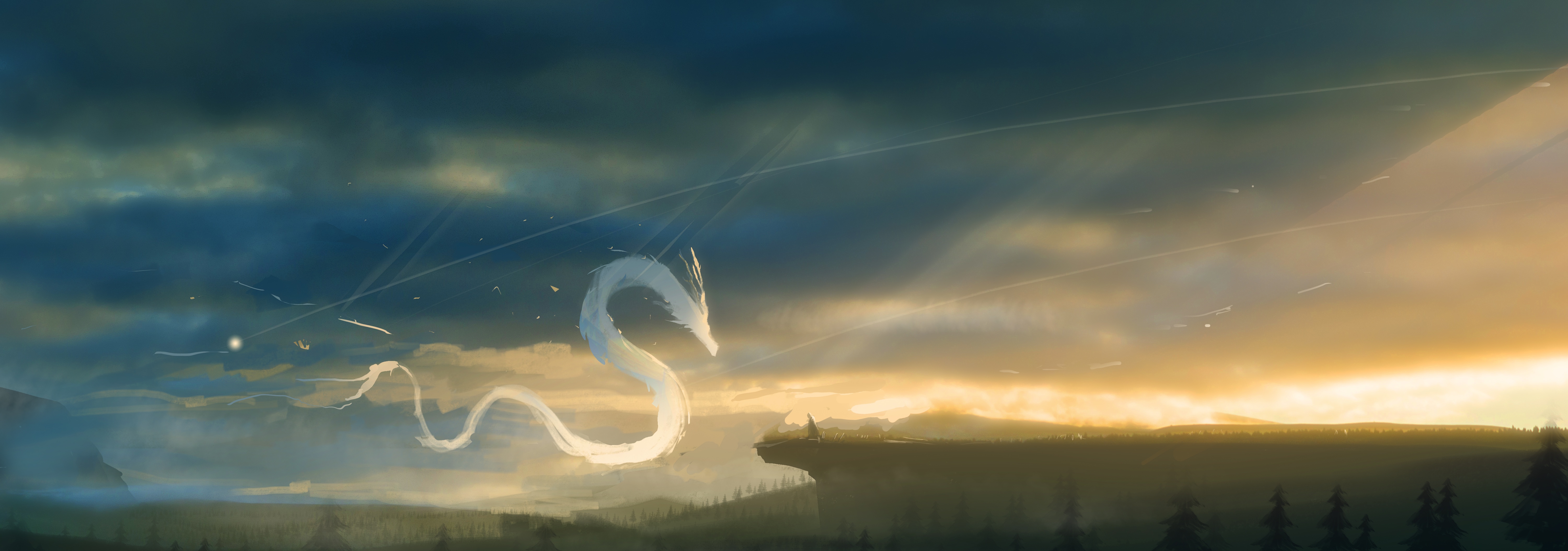 Download Landscape Sky Fantasy Dragon