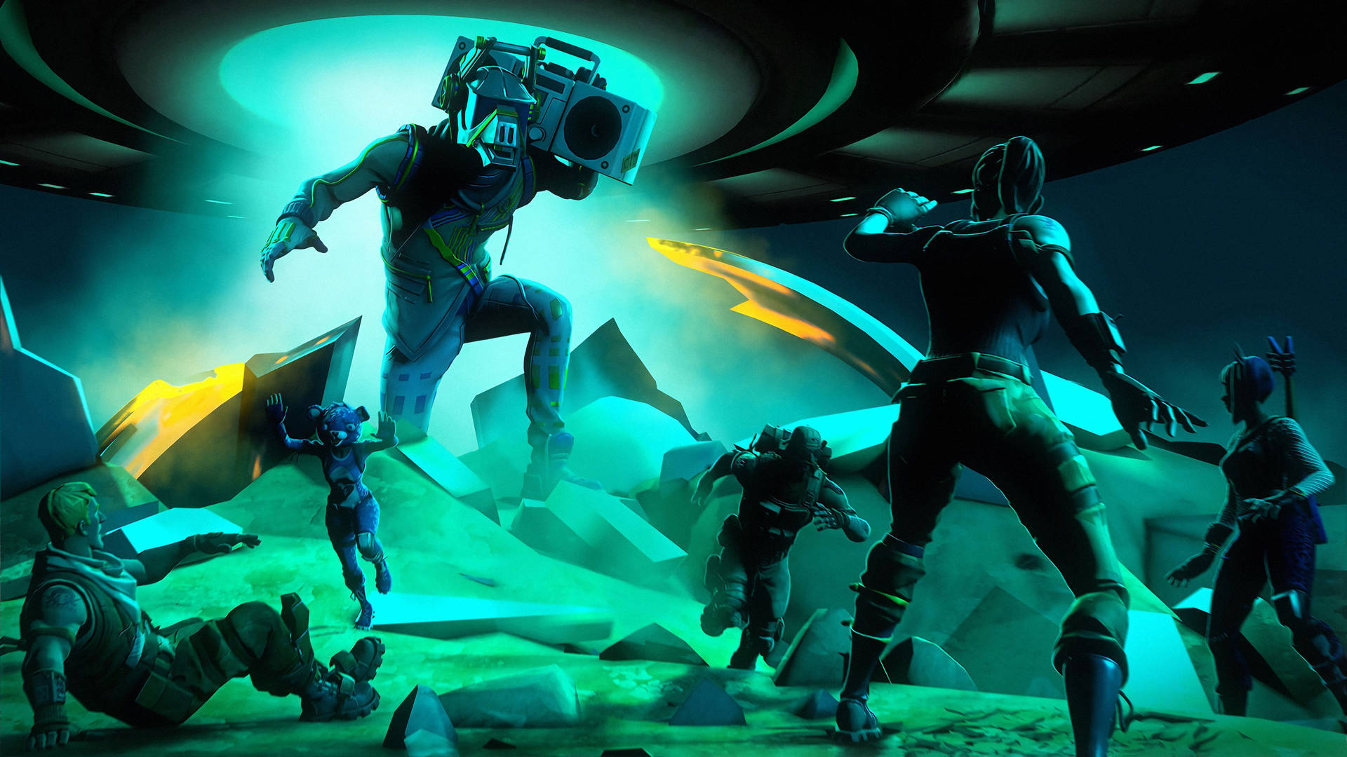 Cool Fortnite Dj Yonder Landing