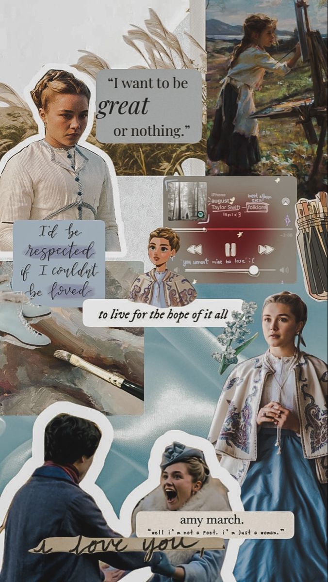 amy march from little women wallpaper