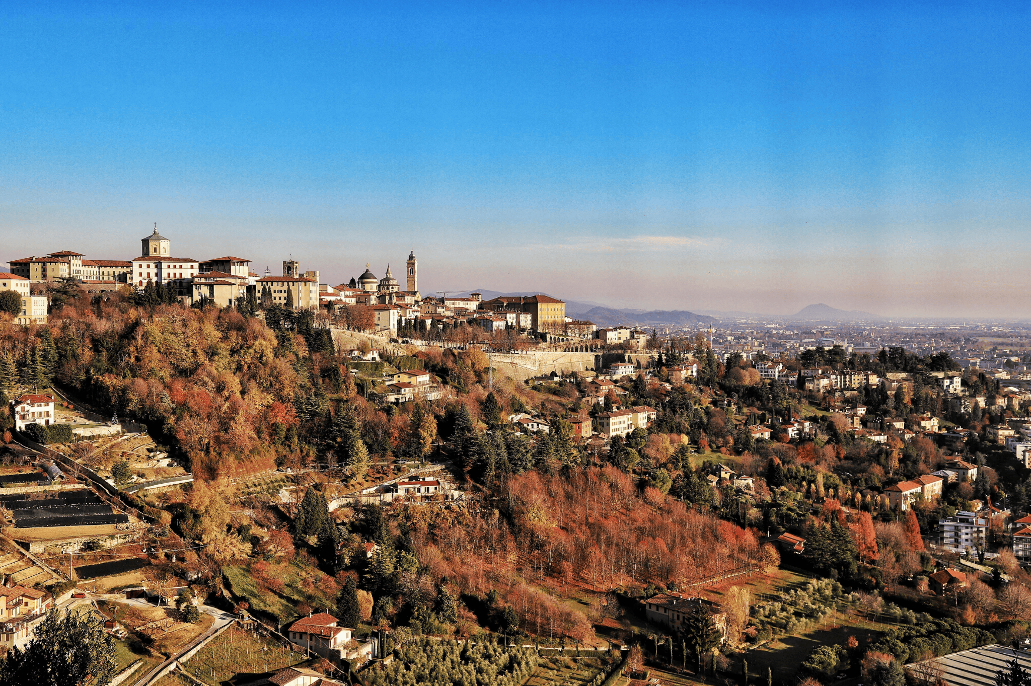 Bergamo's wealthy neighborhoods