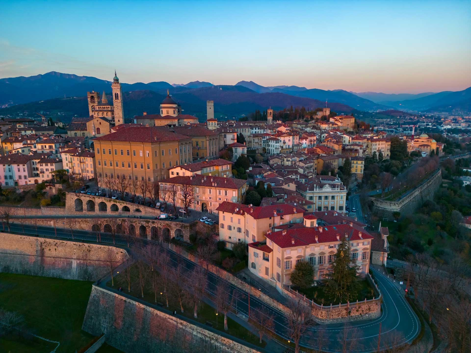 The Seven hills of Bergamo