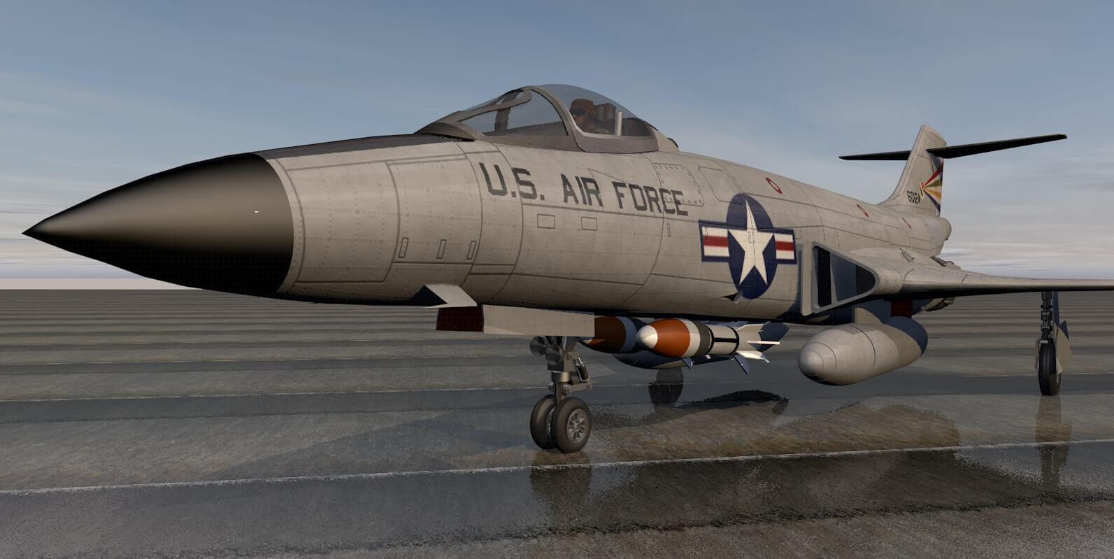 McDonnell F 101C Voodoo 3D Model