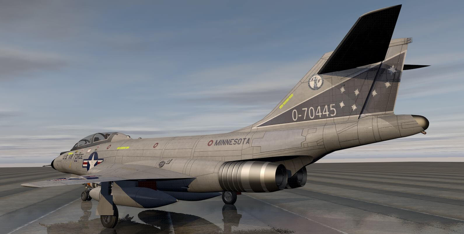 McDonnell F 101B Voodoo 3D Model