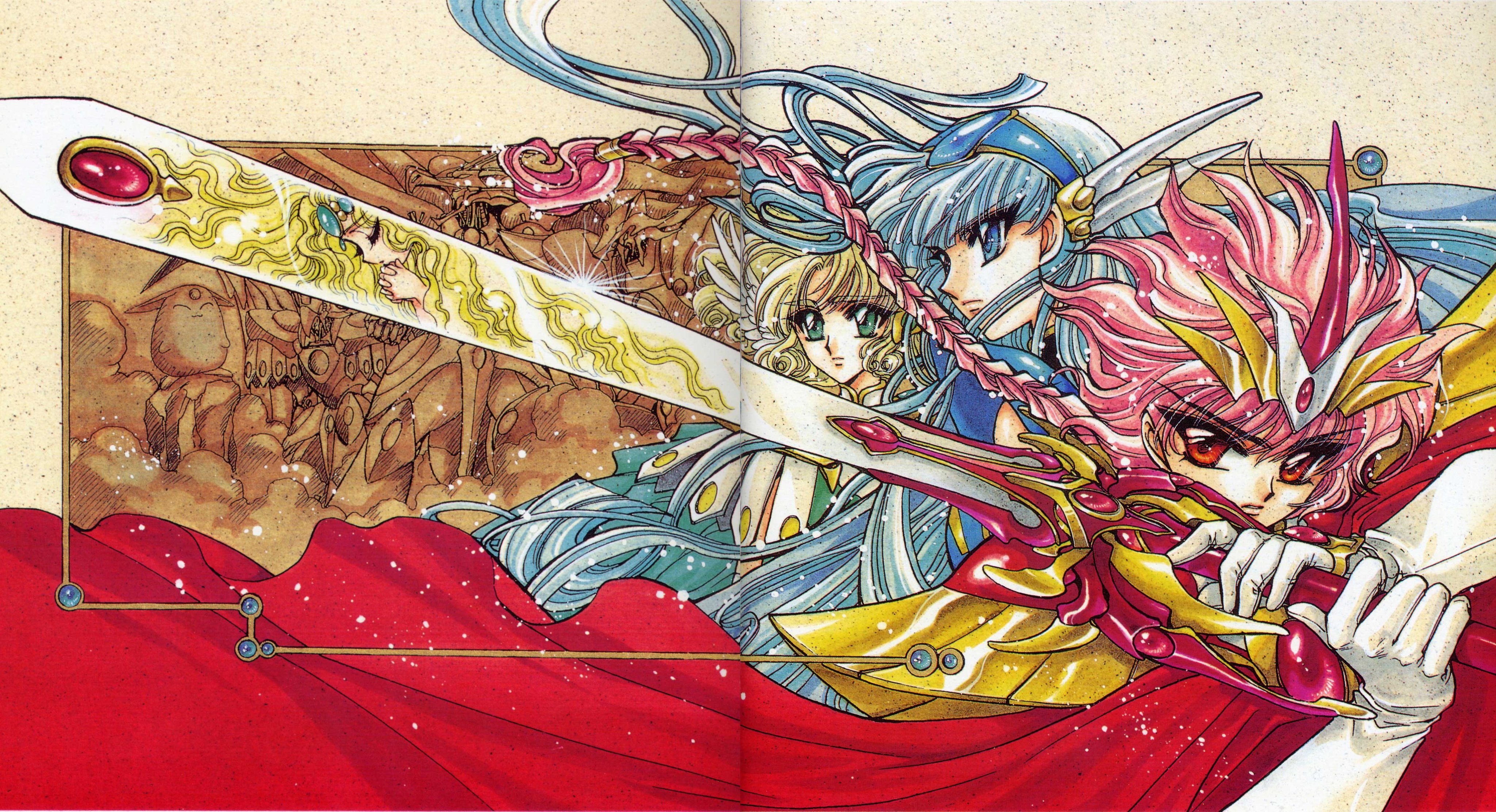 Magic Knight Rayearth manga wallpaper