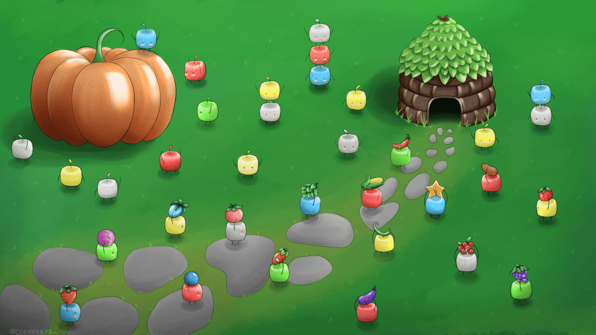 Junimo Wallpaper fanart