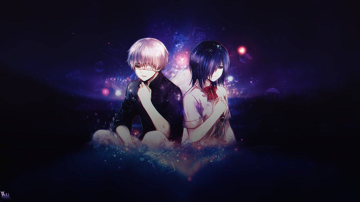 Tokyo Ghoul Touka And Kaneki Galaxy