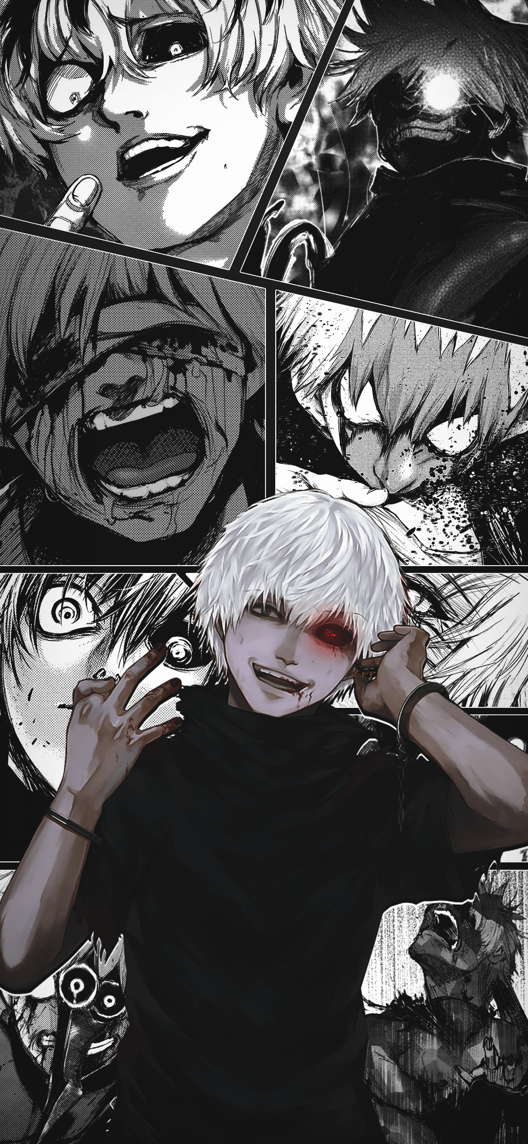 A Ken Kaneki wallpaper that I made some