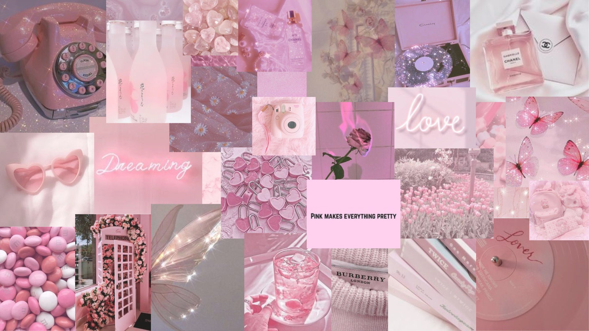 Aesthetic Cute Pastel Pink