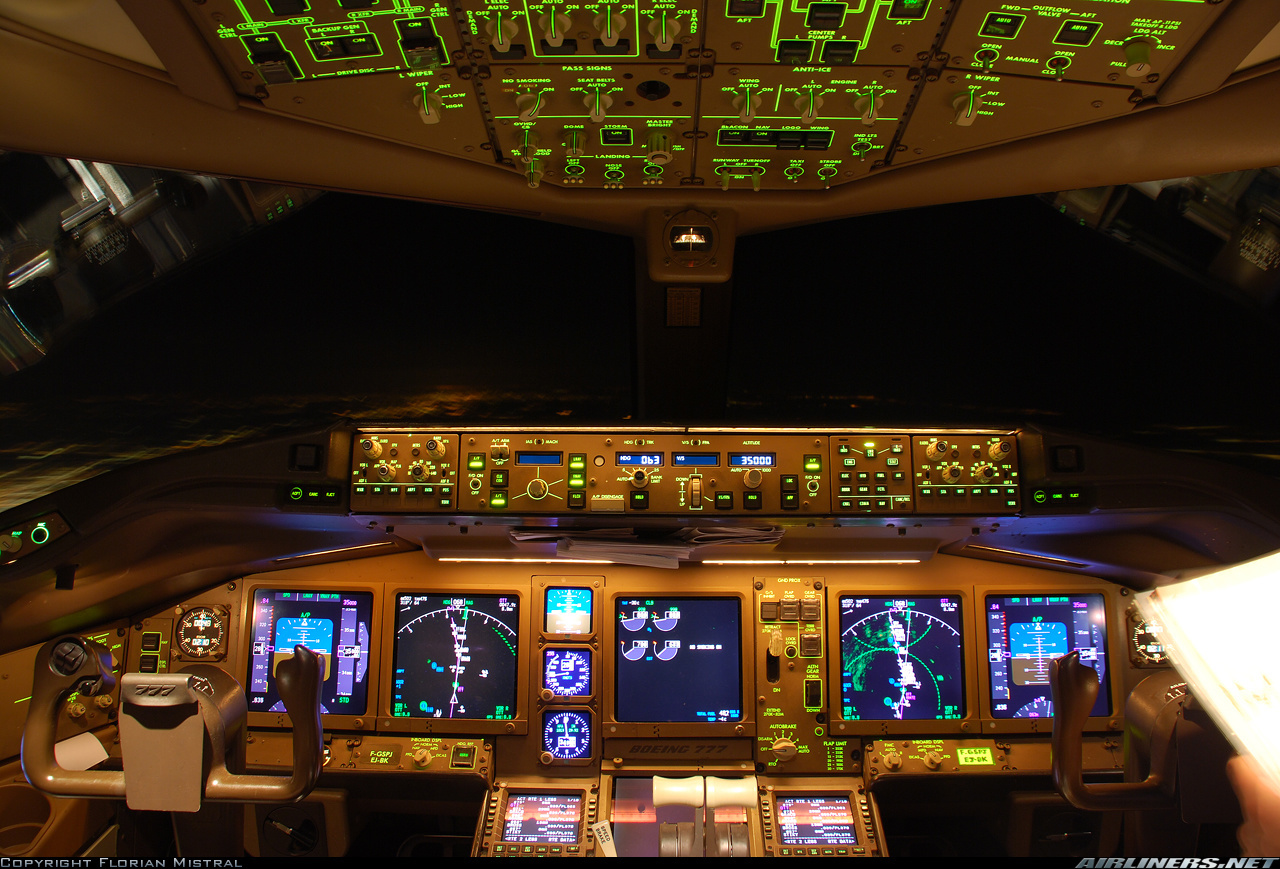 B777 cockpit rework