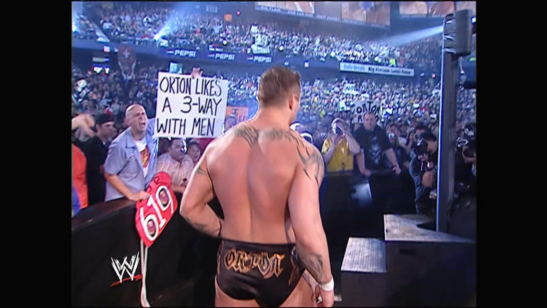WWE fan signs were different back then
