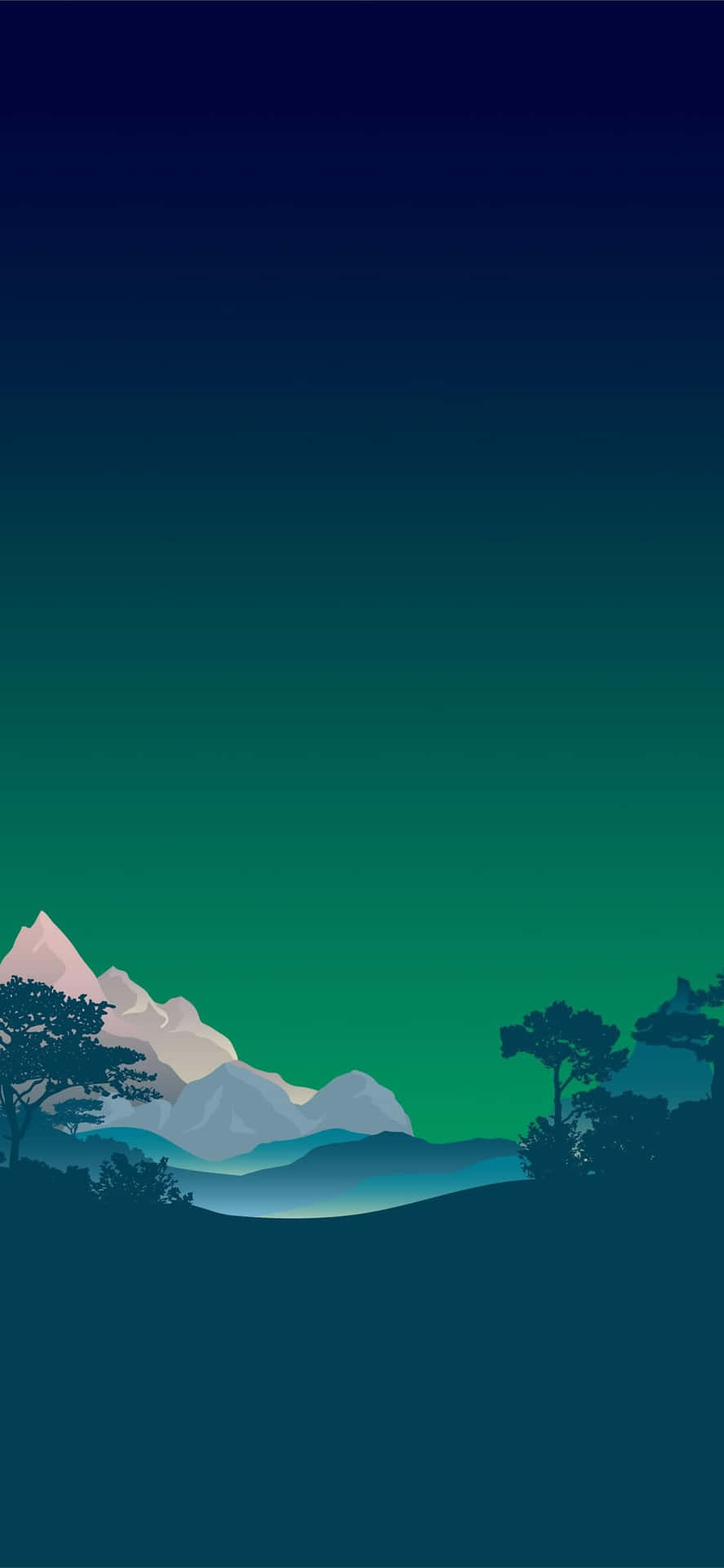 Minimalist Green Wallpaper