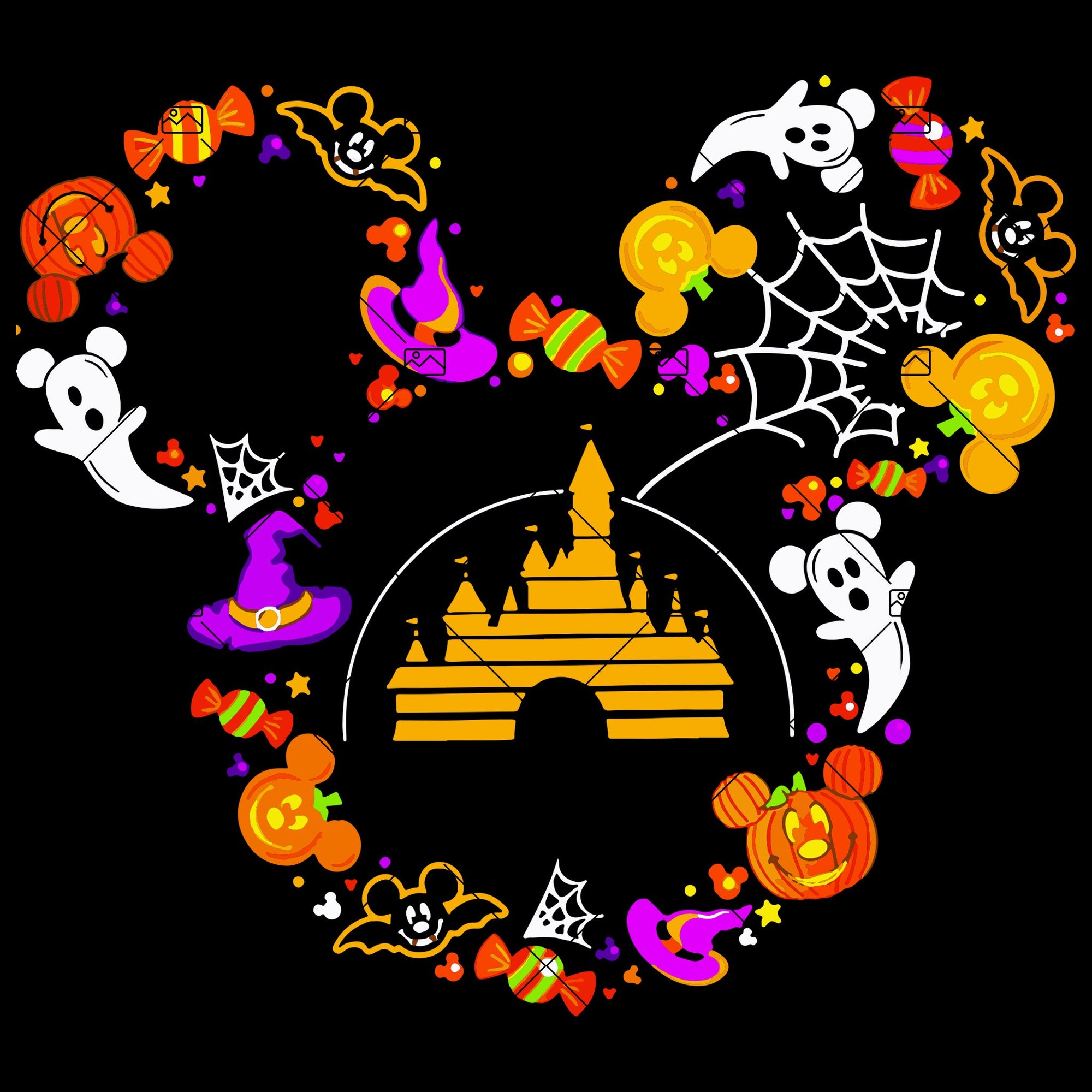 Svg files Mickeys Cute Disney Halloween